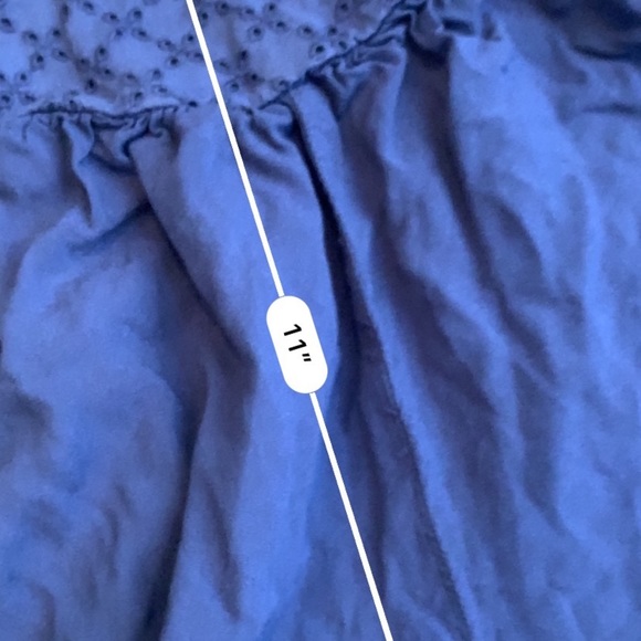 American Eagle blue boho crochet flow shorts - Picture 4 of 5